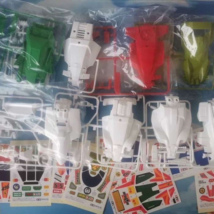 Tamiya 4WD Kid Emperor Sun Angel Super Emperor Meteor Cannon Emperor T Bottom Car Shell Sticker