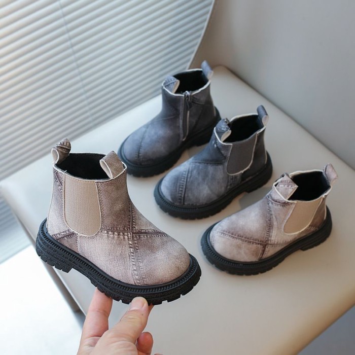 Spring New Children's Martin Boots Chimney Boots Girls' Short Boots Boys' Casual Boots Wholes