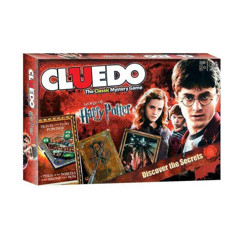Bàn thẻ tương tác rủi ro cổ điển CLUEDO Potter Edition Chiến lược chinh phục gia đình trò chơi trên 