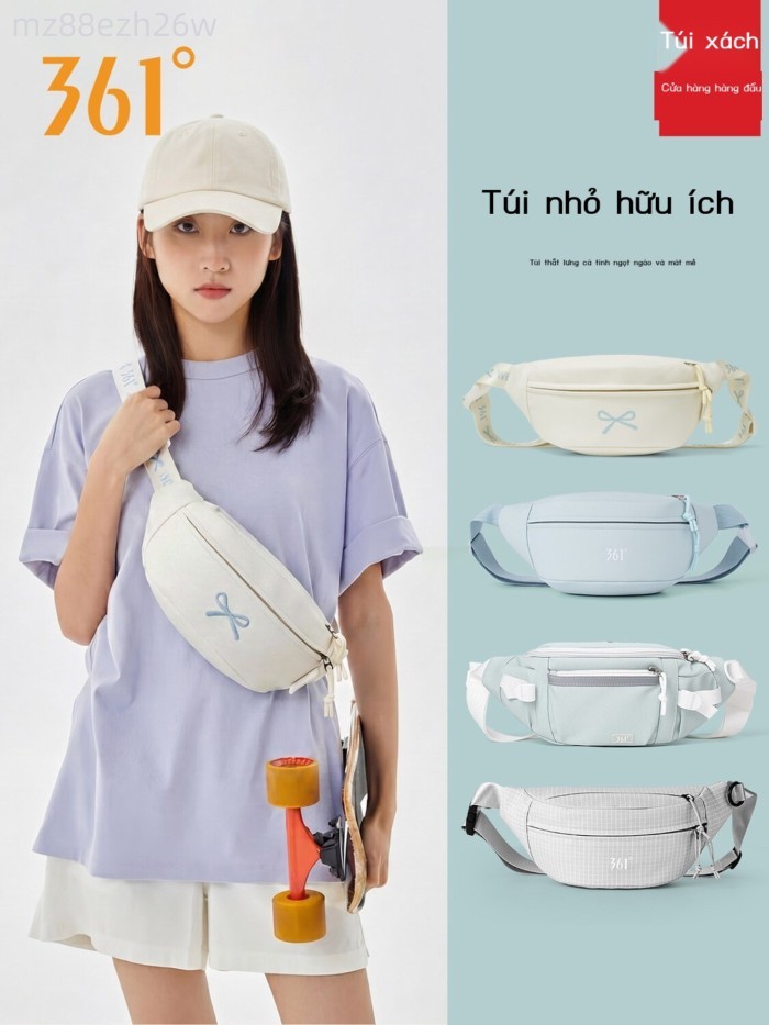 [ 𝐇𝐎𝐓 𝐃𝐄𝐀𝐋] Túi chéo 361 Degrees dành cho nữ, mẫu mới 2026, ngực nhẹ, hông xe đạp, túi đeo v