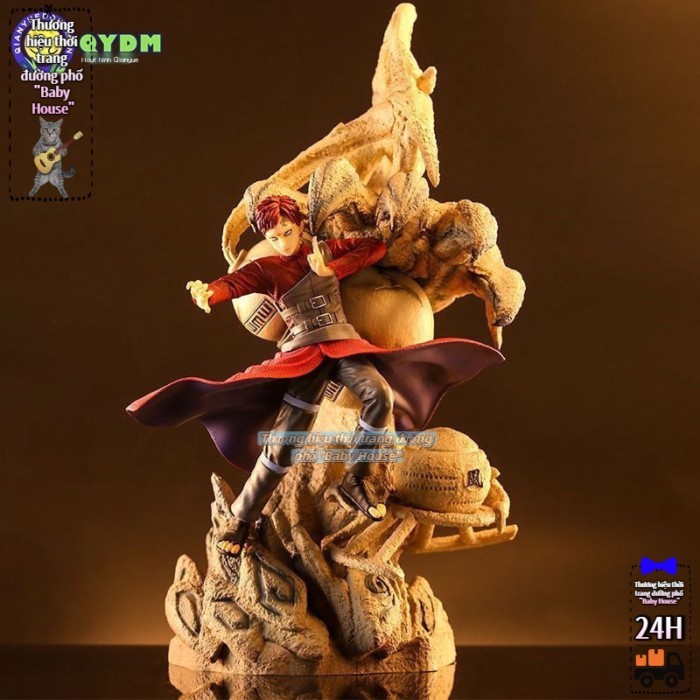 Naruto Hình Bão Cát Gaara PC Hut Quái Vật Đuôi Cát Jinchuriki Shukaku Thế Hệ Thứ Năm Kazekage GK Mẫ