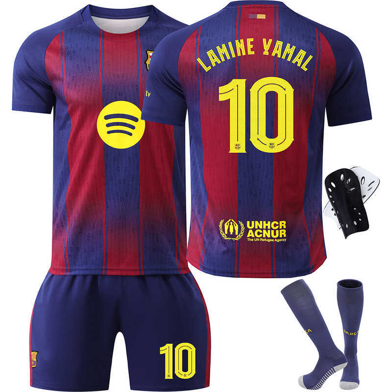 Áo Bóng Đá Barcelona Championship In Hình Các Cầu Thủ Like Messi, Lewandowski và Pedri