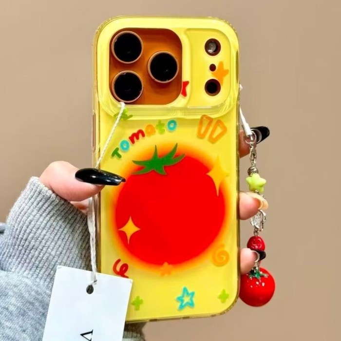 Tranh sơn dầu Mặt dây chuyền cà chua Apple171615Ốp điện thoại iPhone1413promax 7P8P