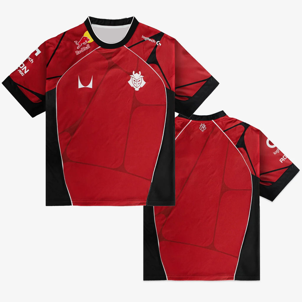 G2 ESPORTS 2026 Red Team Jersey Quần áo đồng phục nam‌‌