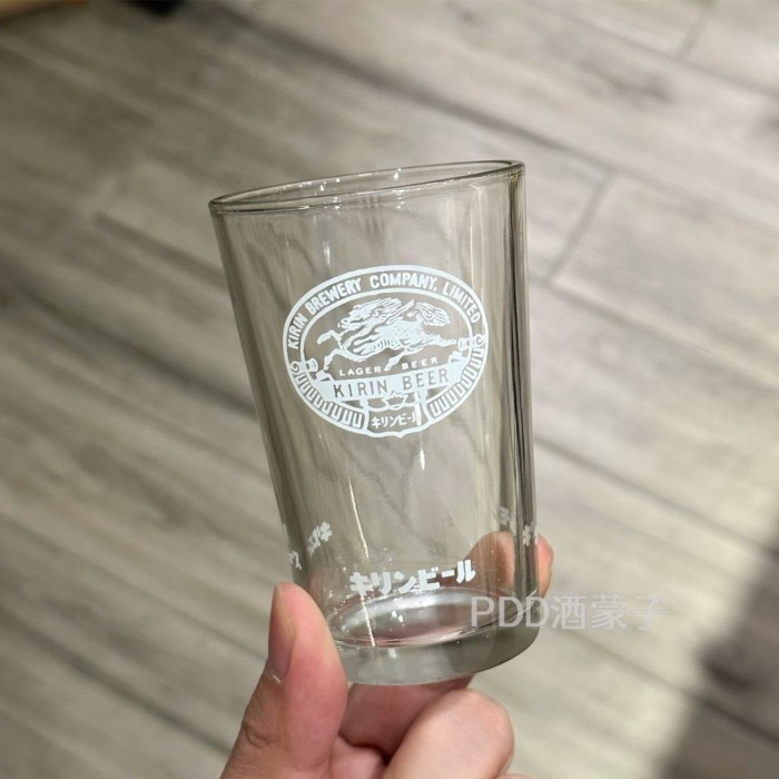 2 ly rượu vang Kirin KIRIN, cốc uống bia thủ công, cốc uống bia, cốc uống bia tươi, cốc thủy tinh,