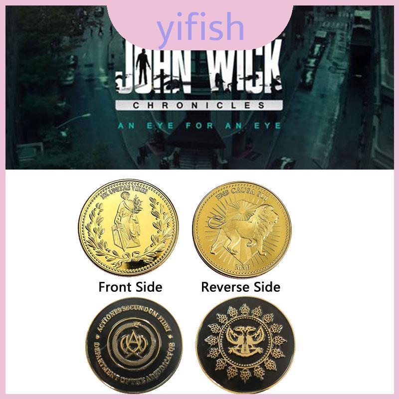 Bộ đồng xu vàng và chữ thập của John Collector 's Wick Một điều cần có cho người hâm mộ đích thực Bấ
