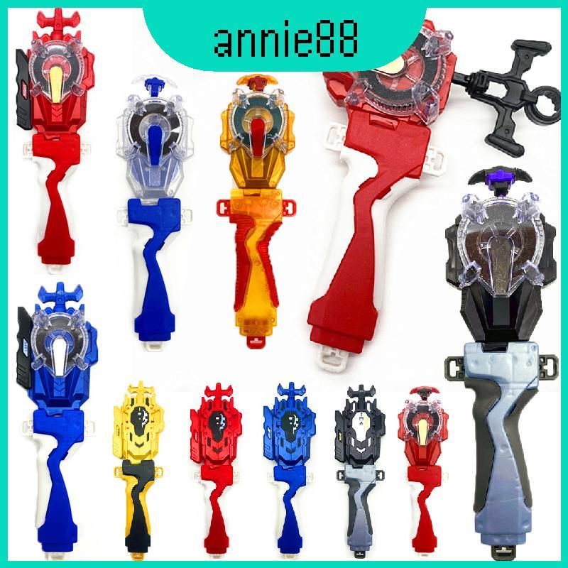 Sparking Burst Beyblade String Launcher Grip Handle Đen Vàng Đỏ