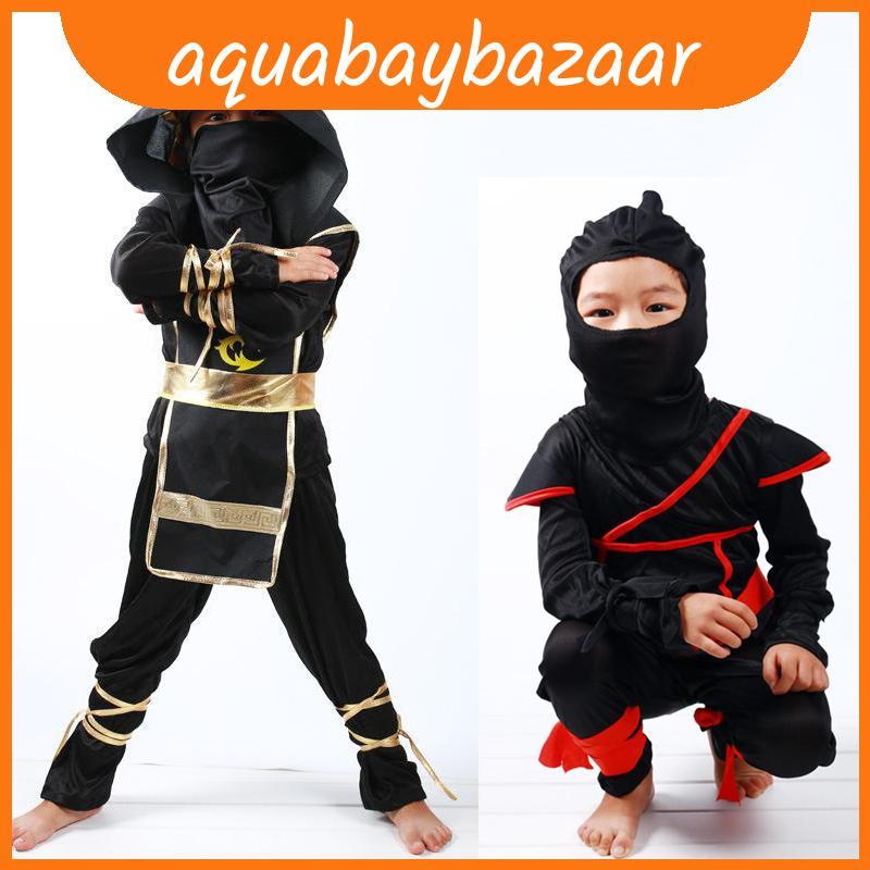 Và sành điệu thoải mái cho bé trai trẻ em Ninja Assassin Trang phục chiến binh Nhật Bản Váy lạ mắt