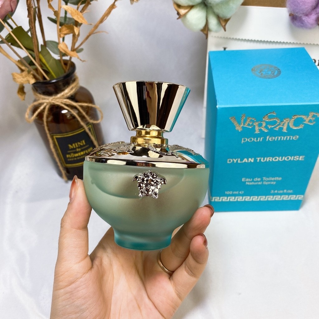 Phong Cách Mới 38 VERSACE DYLAN Xanh / ngọc lam VERSACE DYLAN Xanh / ngọc lam Nữ Eau De Toilette 100
