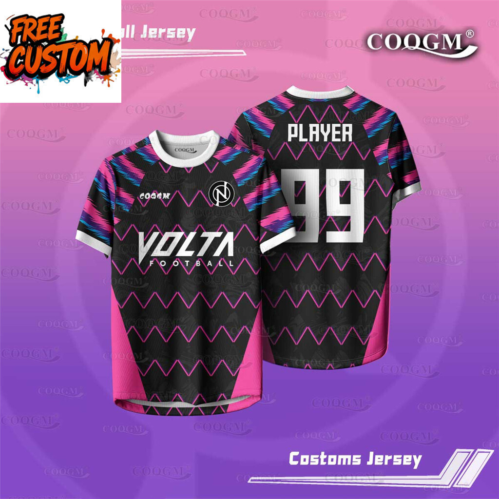 [Tên và số tùy chỉnh miễn phí] VOLTA Jersey Design Football Bola Jersey Tên tùy chỉnh NFL Phiên bản 
