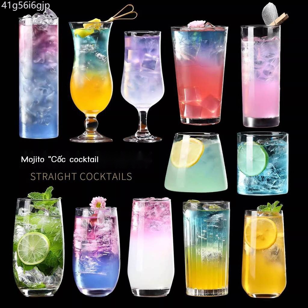 [HÀNG MỚI VỀ] thủy tinh thẳng Colin's Cup Bar, pha trà đá Long Island, Mojito, Cocktail, Ly nước é