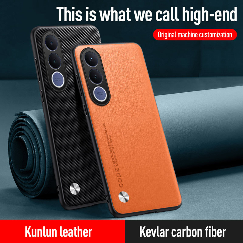 Ốp Lưng vivo V70 V70FE V60 V60lite ⭐Vỏ điện thoại bằng da Silky Feel⭐ Vỏ chống sốc Pure vivoV70 vivo