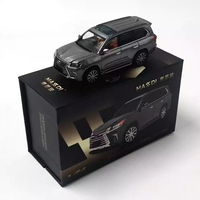 Maxdi 1: 64 2016 Lexus LX570 Mô Phỏng Hợp Kim Xe Mô Hình Tĩnh Bộ Sưu Tập Đồ Trang Trí Ngoài In Mô Hì