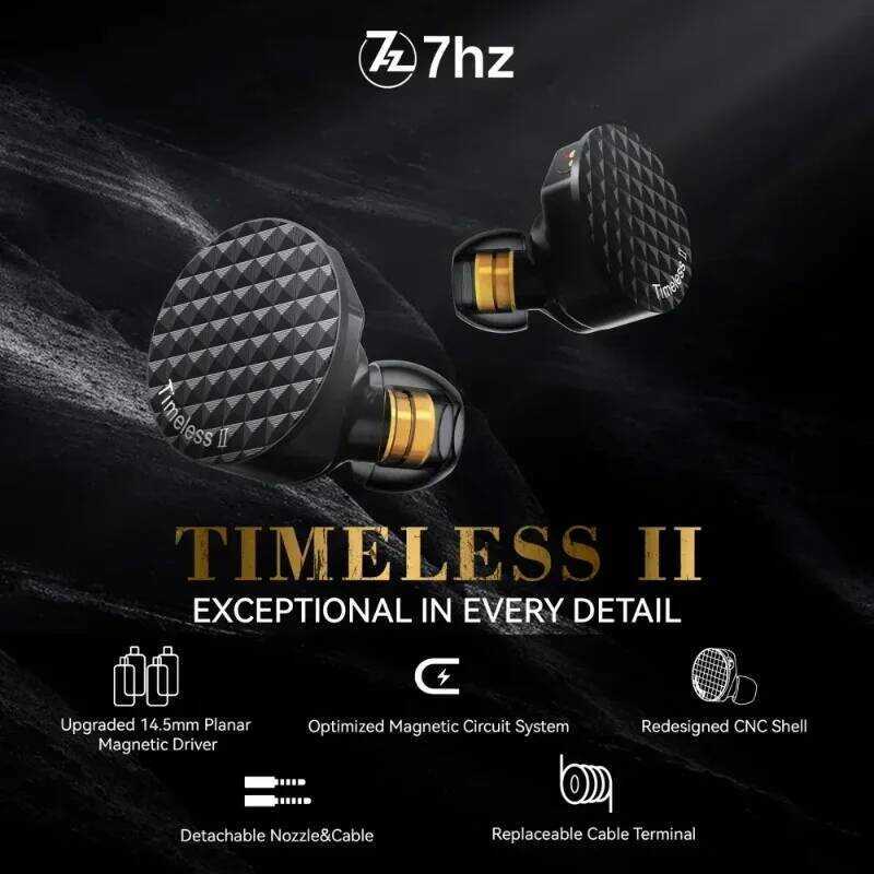 Tai nghe nhét tai có dây 7Hz Timeless II HIFI - Tai nghe kiểm âm nhạc