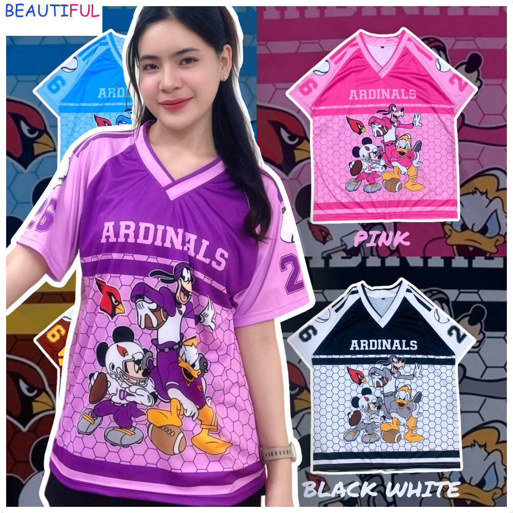 (M4) Đồ thể thao, Họa tiết băng đảng hỗn hợp, 5 màu, ÁO THUN ARDINALS S-5XL
