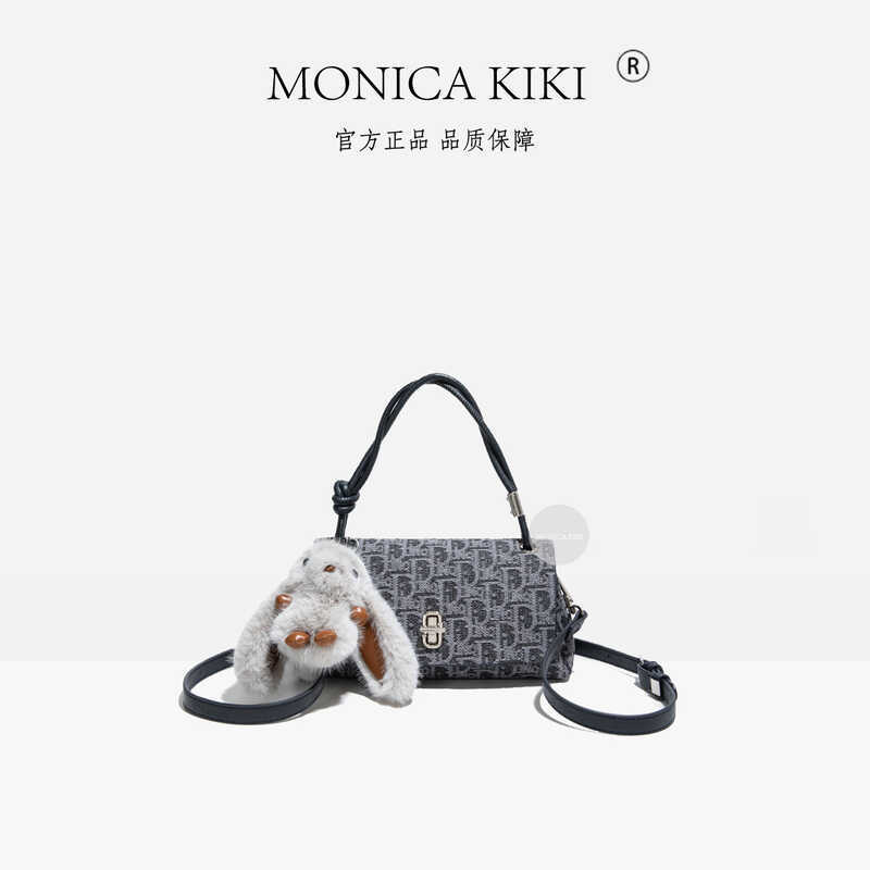 Monica Kiki D 's Home 2026 Monica Túi xách Túi xách đeo chéo Vai đi lại Túi vuông nhỏ miu