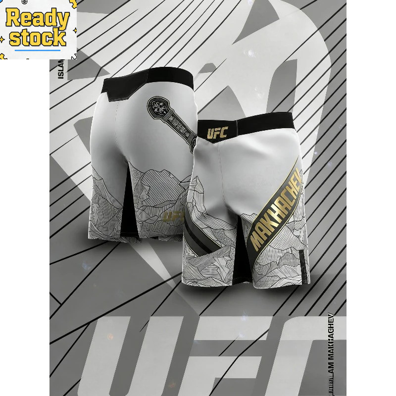 UFC Islam Makhachev Boxing Huấn Luyện Quần Short Nam Thể Dục Chạy Bộ Quần Short Thời Trang Rời Thoán