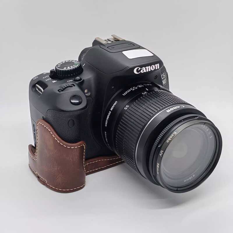 Thích hợp cho Canon Eos 7D 750D 760D Túi đựng máy ảnh chuyên dụng Vỏ bảo vệ nửa bộ