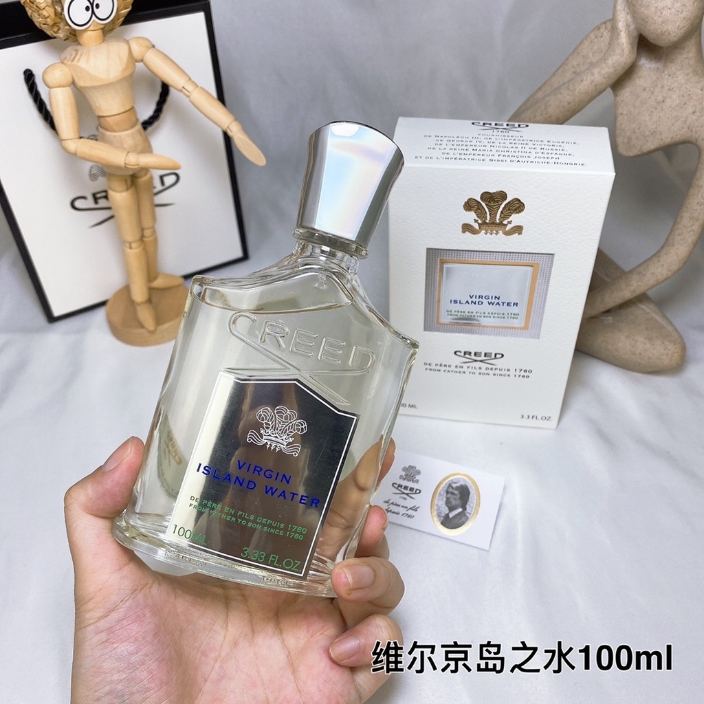 Bắn thật❤ 45 Creed Creed Virgin Island Water Virgin Island Water 100ml Top Tone Lime Coconut Orange 