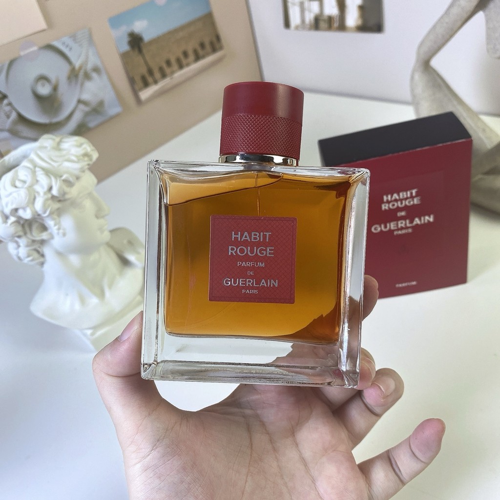 Fashion 55 Guerlain Parfum Hương Thơm Đỏ Nữ 100ml Guerlain Habit Rouge Parfum, 2024 Perfumer delphin