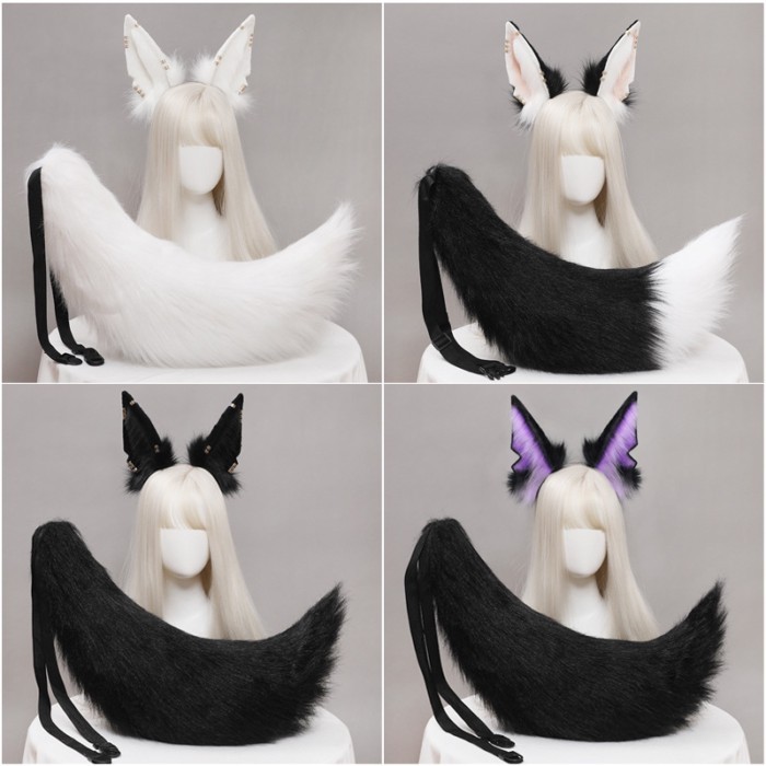 Làm Tay Anubis Cổ Ai Cập Huyền Thoại cosplay Tai Jackal JK Mũ Đội Đầu KC Tai Động Vật Băng Đô