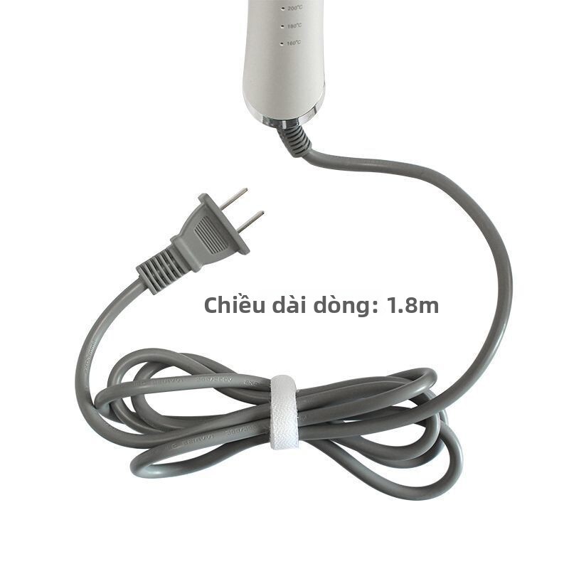 Bộ 4 lược kiểu kép Oaks 8002 tích hợp ion âm hồng ngoại, tạo độ phồng và giữ nếp lâu dài, giúp duỗi 