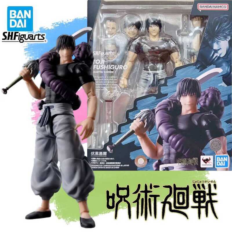 Còn hàng Chính hãng BANDAI SHFiguarts Jujutsu Kaisen Toji Fushiguro Figure Mô nhân vật hoạt hình Ani