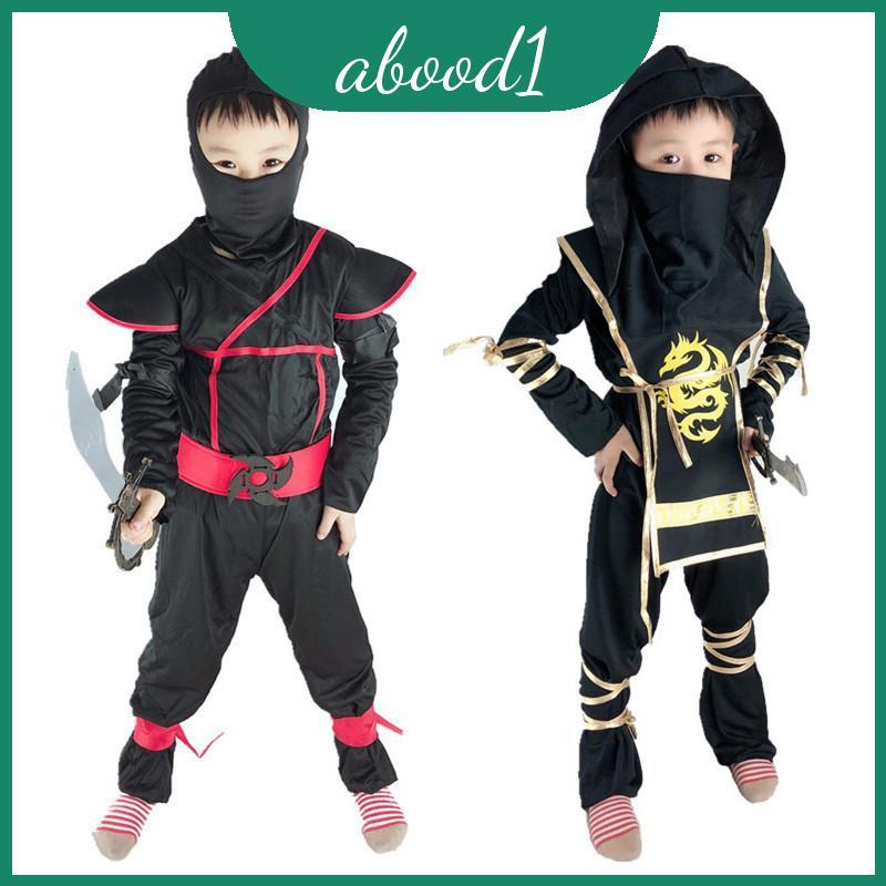 Trang Phục Ninja Assassin Samurai Nhẹ và Mịn Dành cho Bé Trai