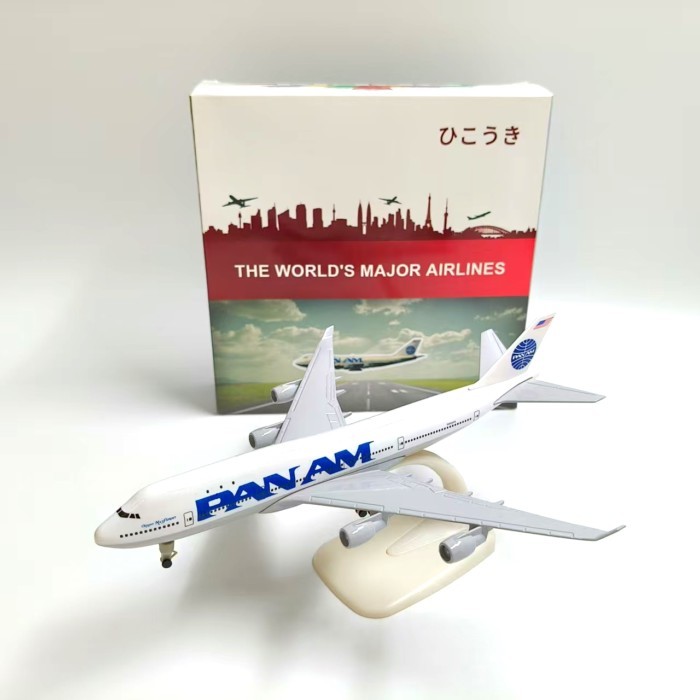 20CM American Pan Am Airlines Boeing 747 Mô Phỏng Máy Bay Hợp Kim Mô Hình Thành Phẩm Bộ Sưu Tập Đồ T
