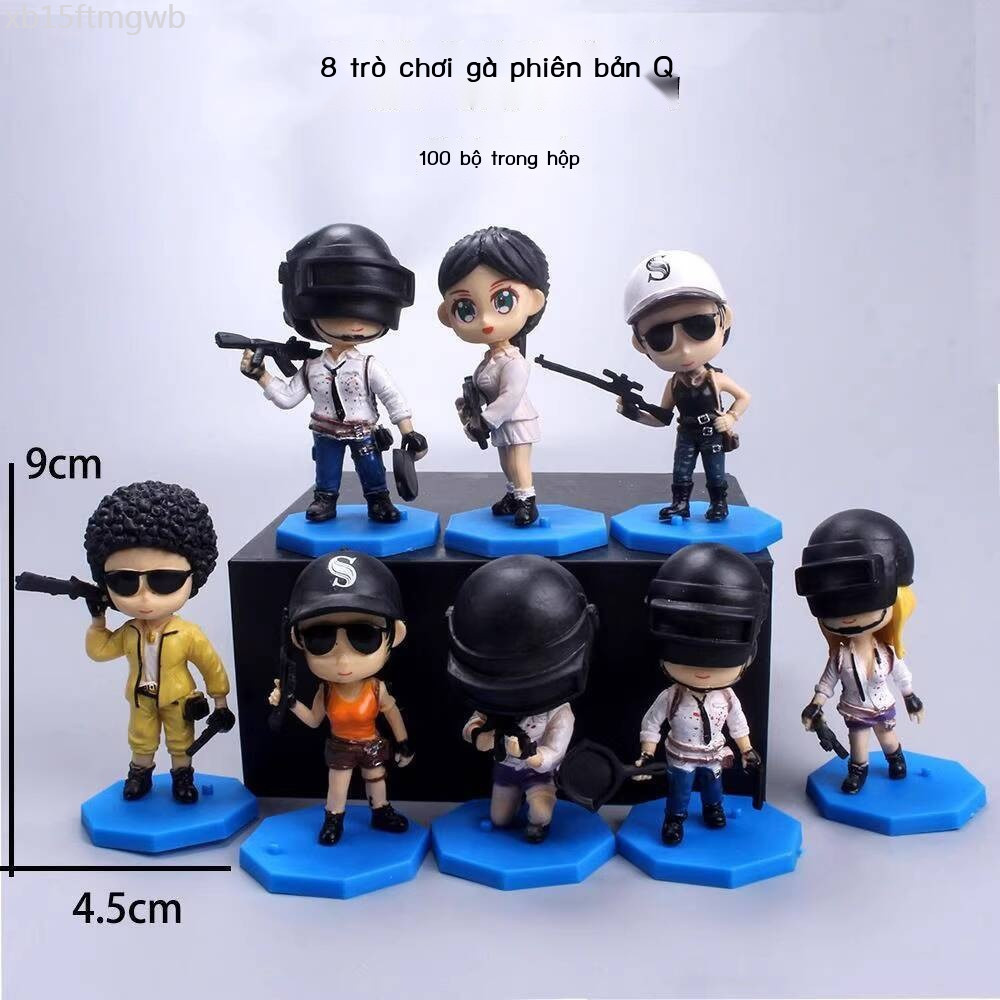 [Ảnh thật/Sẵn] Bộ 8 Peace Elite, Anime PUBG, Búp Bê, Đồ Chơi Capsule, Mô Hình PUBG
