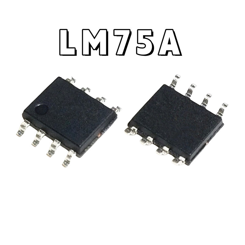 Thương Hiệu Mới Chính Hãng Nhập Khẩu LM75 LM75A LM75AD Patch SOP8 Cảm Biến Nhiệt Độ Chip