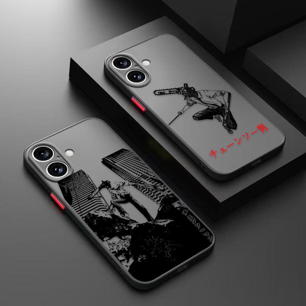 Truyện Tranh Cưa Xích Người Denji Mờ Ốp Lưng Điện Thoại Xiaomi 15T 12 11T 11 10T POCO F4 F5 M3 M4 X3