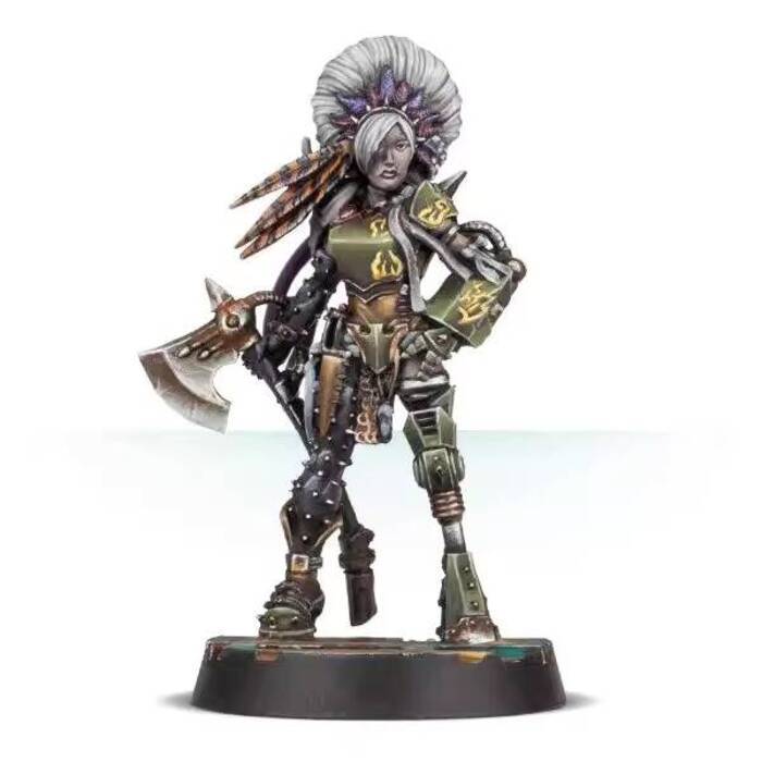 Warhammer Necromonda Nest To Belladona Bounty Hunter mô hình nhựa