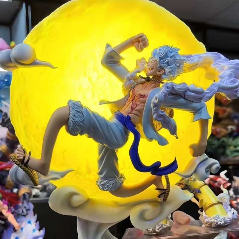 Mô Hình Tượng Benyue Nika One Piece Gear 5 Luffy GK Phiên Bản Cao Cấp Có Đèn Trí, Quà Tặng Trang Trí