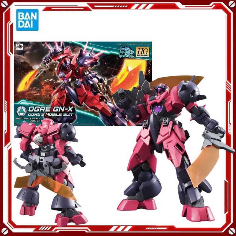 Bandai HG 1/144 Ogre GN-X Mô Hình Lắp Ráp Action Figure Mobile Suit Gundam, Đồ Chơi Sưu Tầm Cho Bé T
