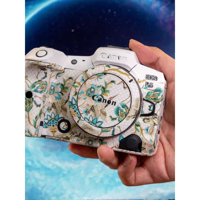 Thích Hợp Cho Canon R5 Body Micro Phim Bảo Vệ Làm Đẹp Đơn R5 Sợi Carbon 3M Miếng Dán Sách Phim Dán P