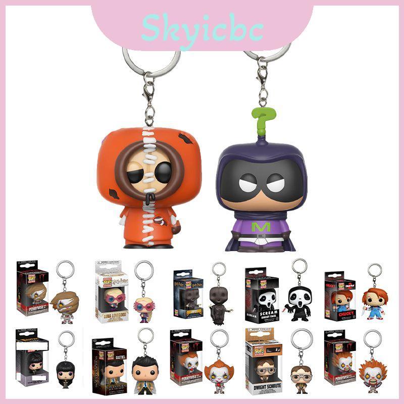 Mặt dây chuyền móc khóa Funko Pop chất lượng cao có Chucky Pennywise và Elvira