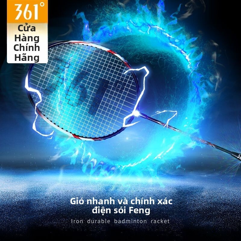 Cửa hàng Flagship 361 Degrees: Vợt cầu lông chuyên nghiệp siêu nhẹ, cao cấp, cán hợp kim sắt dành na