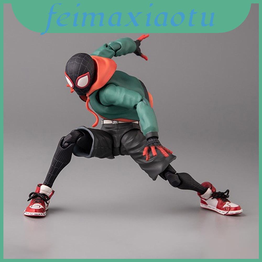 Marvel Collectible Shf Spiderman Vũ trụ song song 2 dặm Pvc Mô hình hành động