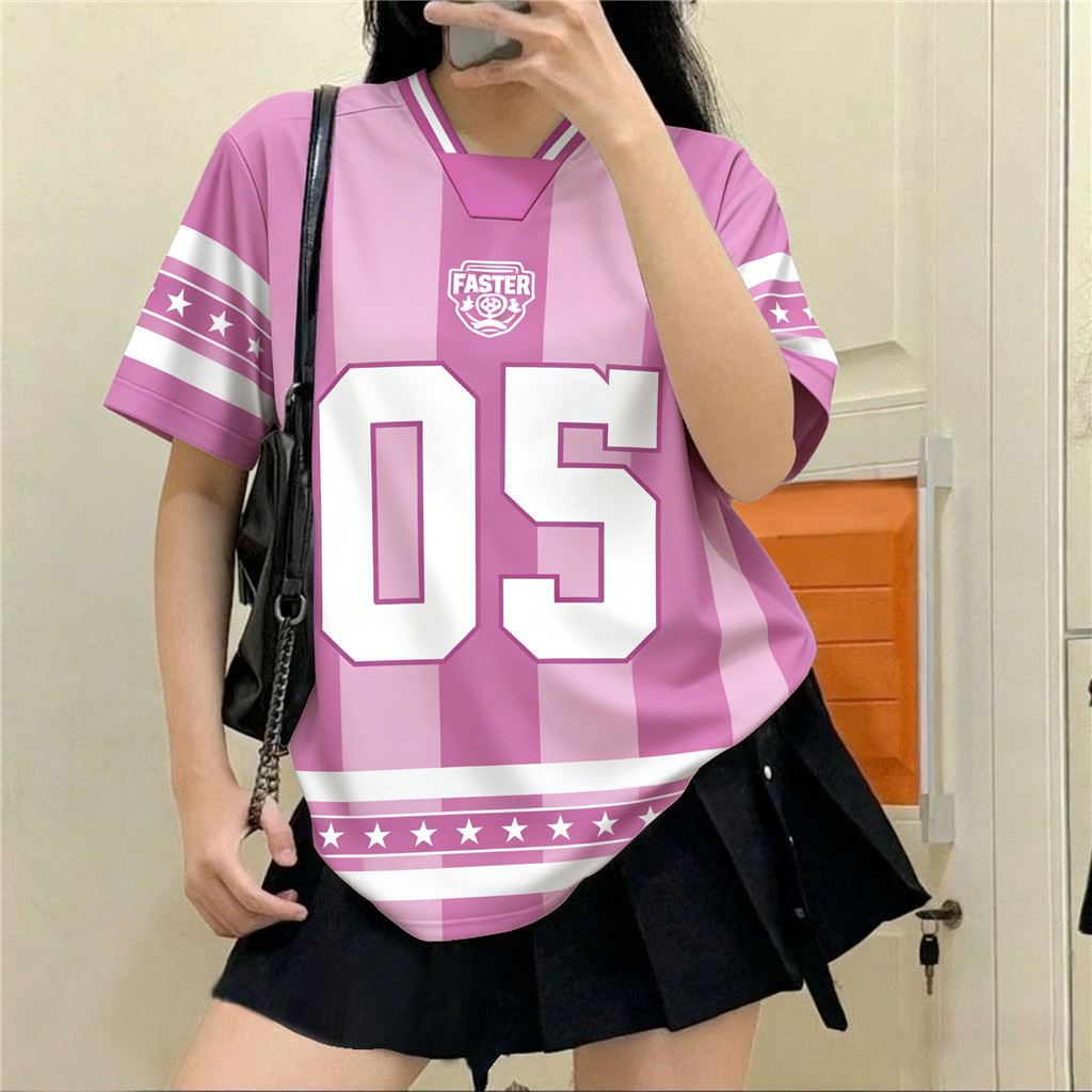 Jersey Tùy Chỉnh Tên Và Số Jersey Đen Hồng / Jersey Vintage / COQUETTE RIBBON / Jersey Oversize 2026