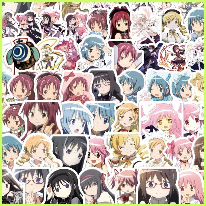 Nhãn dán Kaname Madoka (100 tờ) Akemi Homura Cô gái ma thuật Madoka Nhãn dán Kaname Madoka Akemi Hom