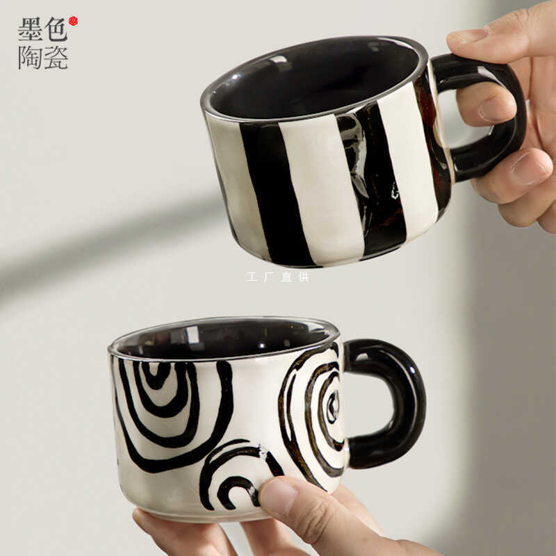 Thiết Kế Sense Niche Cà Phê Cốc Gốm Cốc Hộ Gia Đình Cốc Trà Chiều Retro Cốc Sense