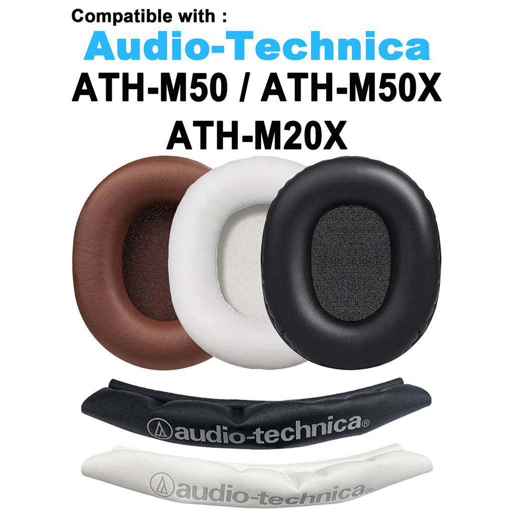 Thích hợp cho Audio-Technica ATH-M50 / ATH-M50X / ATH-M20X miếng đệm tai nghe xốp có thể thay thế