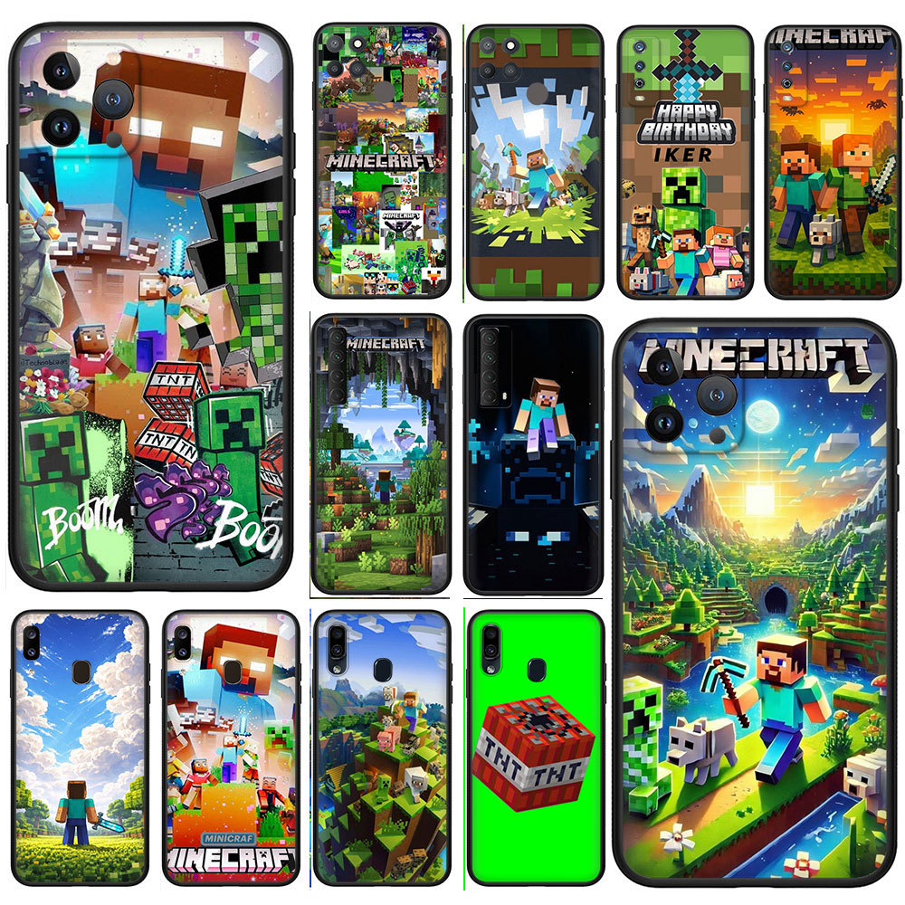 Ốp điện thoại có sẵn cho trò chơi Minecraft Xiaomi Poco F5 F5 Pro X5 X5 Pro 5G C65 C55 C31 N688