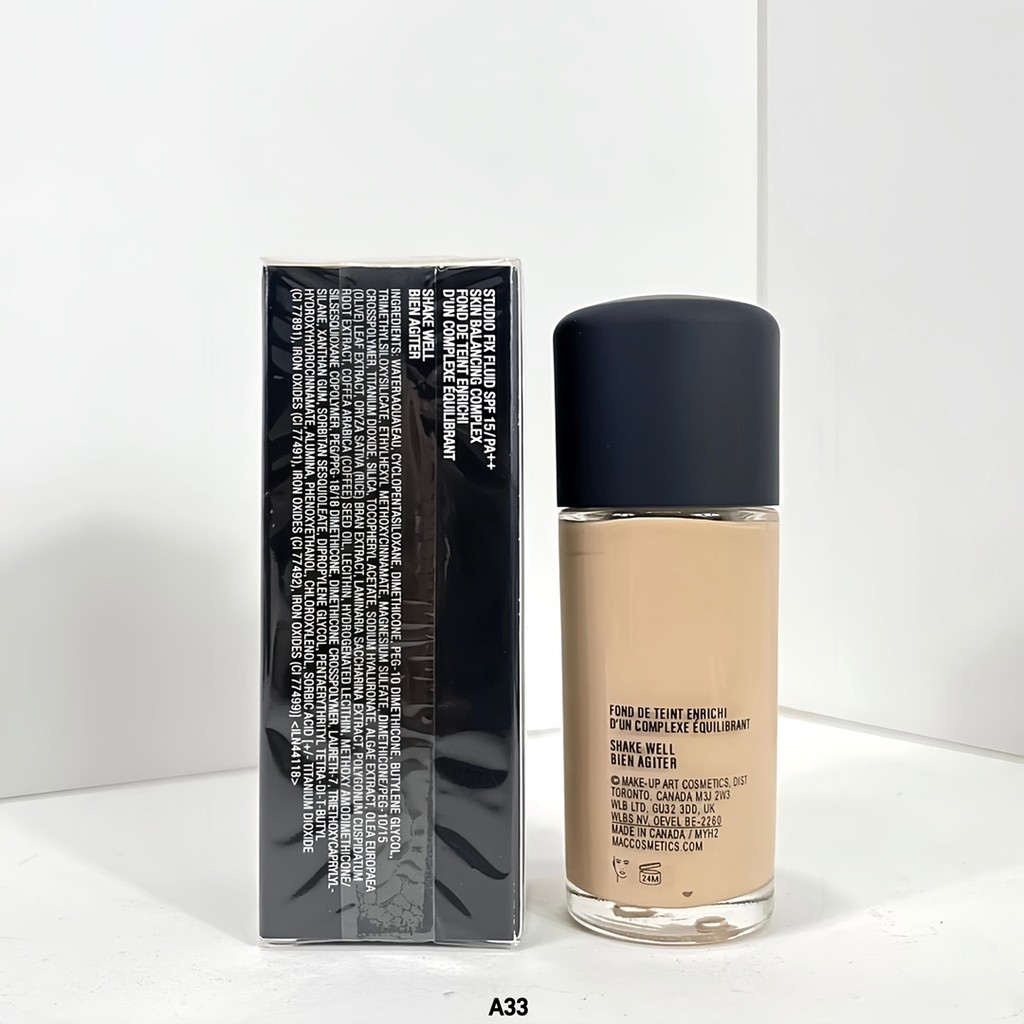 Fashion Special / 45 Mac Liquid Foundation Phiên bản cũ 30mlCó đầu bơm. Màu số n12 #, nc15 #, n18 #,