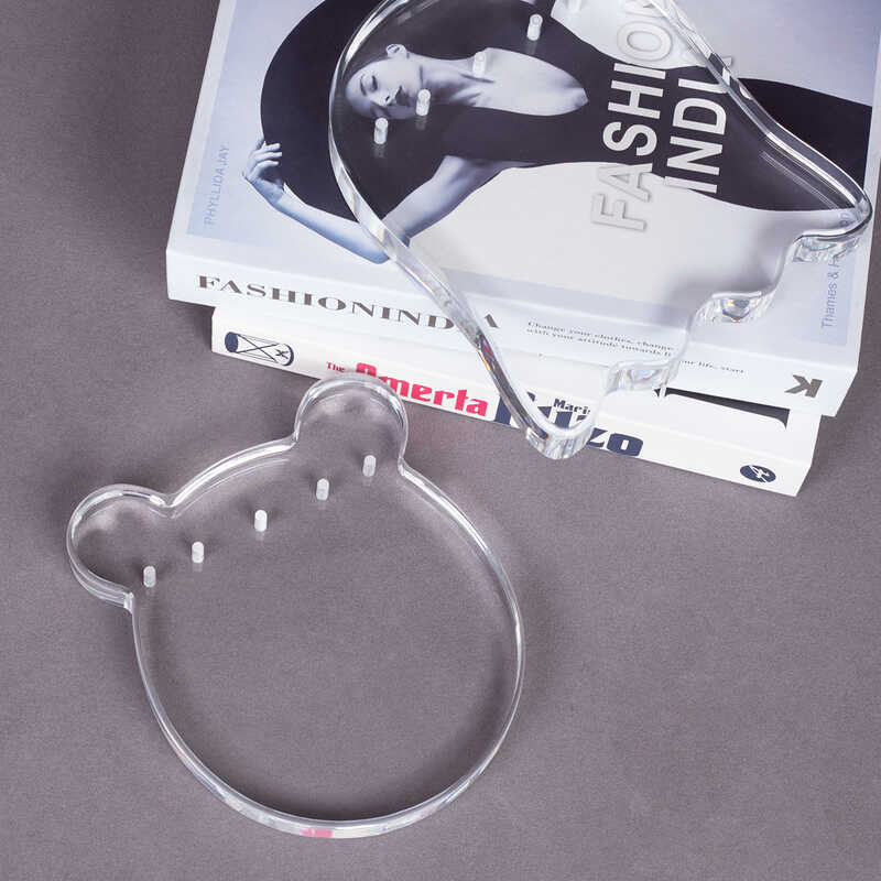 Bán Thành Phẩm Kalimba Acrylic Sheet Kalimba 17 Tông Màu Pha Lê Trong Suốt Ngón Tay Cái Piano Kalimb