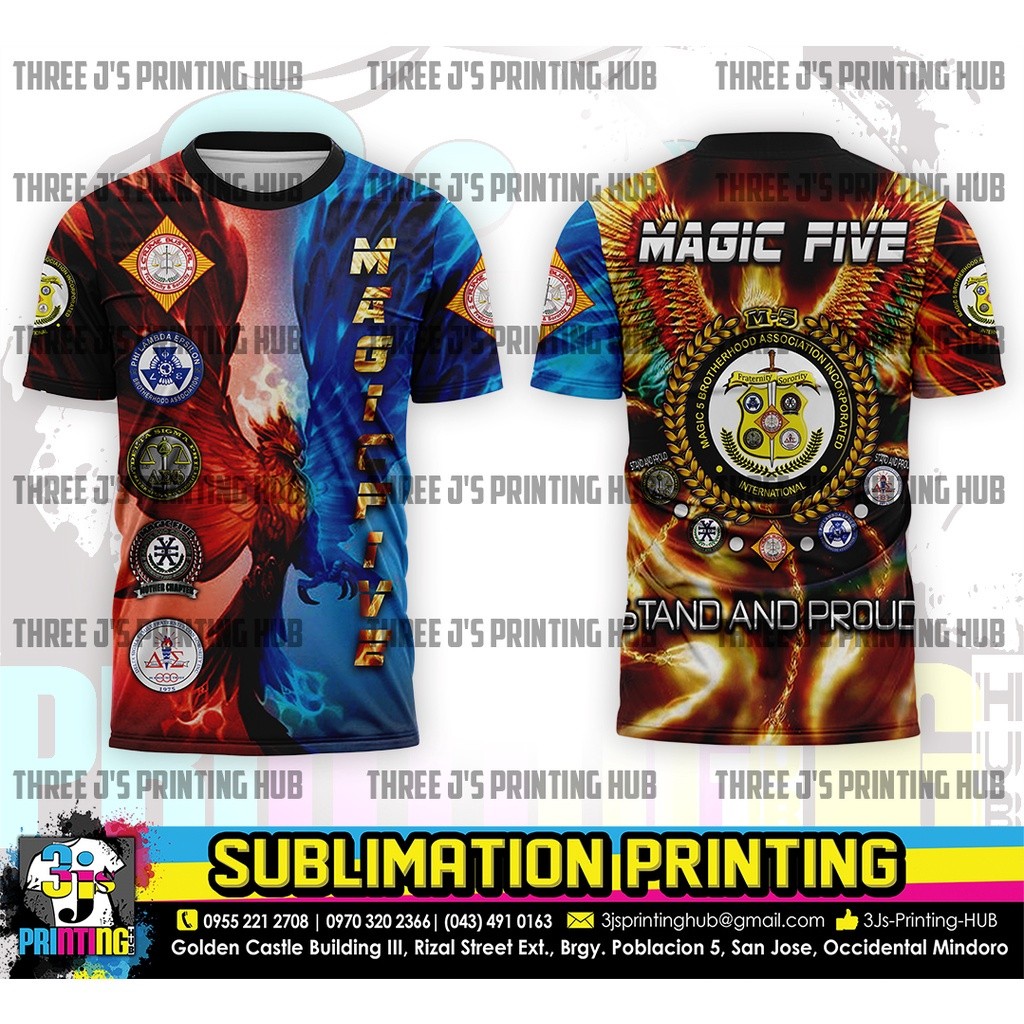 Áo sơ mi anh em Magic 5 MAGIC FIVE EAGLE DESIGN