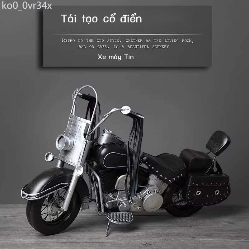 [SIÊU HOT 2026] Mô hình máy sắt kiểu cổ điển Ou Jingmei, xe Harley Prince sáng tạo, quà tặng dùng đ