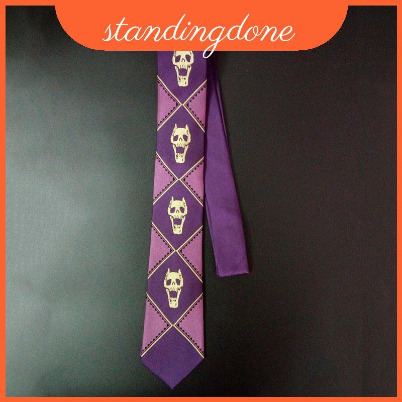 Bộ cosplay sát nữ hoàng JoJo's với móng tay giả màu tím