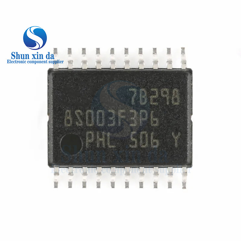 5 CÁI STM8S003F3P6 8S003F3P6 TSSOP-20 SMD Bộ điều khiển vi mạch đơn IC MCU MPU SOC 16 MHz / 8KB Flas